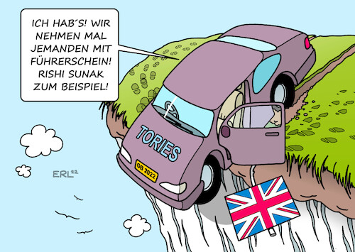 Cartoon: Rishi Sunak (medium) by Erl tagged politik,großbritannien,gb,uk,rücktritt,premierministerin,liz,truss,vorgänger,boris,johnson,theresa,may,tories,brexit,rechtspopulismus,unfähigkeit,amt,schleudersitz,auto,abgrund,führerschein,rishi,sunak,premierminister,karikatur,erl,politik,großbritannien,gb,uk,rücktritt,premierministerin,liz,truss,vorgänger,boris,johnson,theresa,may,tories,brexit,rechtspopulismus,unfähigkeit,amt,schleudersitz,auto,abgrund,führerschein,rishi,sunak,premierminister,karikatur,erl