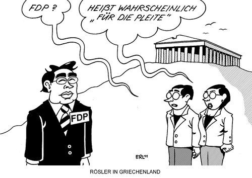 Rösler in Griechenland Rösler in Griechenland