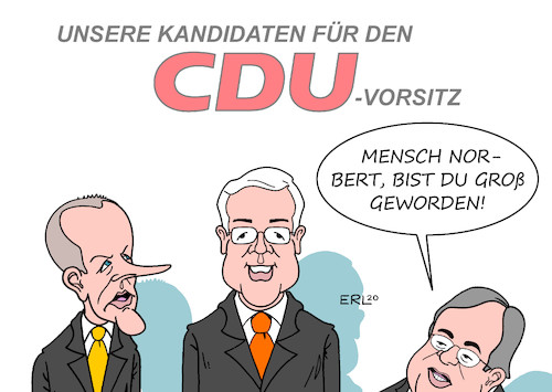 Cartoon: Röttgen (medium) by Erl tagged politik,partei,cdu,suche,vorsitz,kandidaten,friedrich,merz,armin,laschet,norbert,röttgen,umfragen,aufholjagd,karikatur,erl,politik,partei,cdu,suche,vorsitz,kandidaten,friedrich,merz,armin,laschet,norbert,röttgen,umfragen,aufholjagd,karikatur,erl