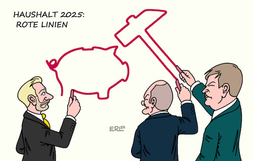 Rote Linien Rote Linien