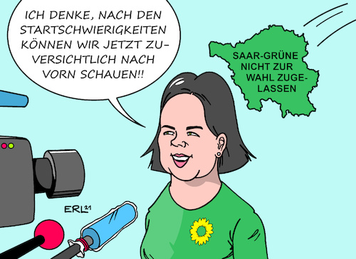 Cartoon: Rückschlag (medium) by Erl tagged politik,wahl,bundestagswahl,bündnis,90,die,grünen,kanzlerkandidatin,annalena,baerbock,nachzahlungen,lebenslauf,buch,pleiten,pech,pannen,erholung,umfragewerte,rückschlag,landesverband,saarland,nichtzulassung,querelen,streit,änderung,landesliste,karikatur,erl,politik,wahl,bundestagswahl,bündnis,90,die,grünen,kanzlerkandidatin,annalena,baerbock,nachzahlungen,lebenslauf,buch,pleiten,pech,pannen,erholung,umfragewerte,rückschlag,landesverband,saarland,nichtzulassung,querelen,streit,änderung,landesliste,karikatur,erl