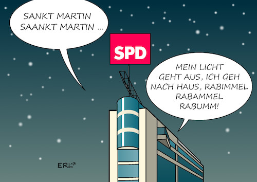 Cartoon: Sankt Martin (medium) by Erl tagged spd,kanzlerkandidat,martin,schulz,anfang,euphorie,wahlkampf,schleppend,bundestagswahl,niederlage,verluste,ergebnis,historisch,schlecht,diskussion,position,vorsitz,partei,parteizentrale,sankt,11,november,laternenumzug,lied,licht,karikatur,erl,spd,kanzlerkandidat,martin,schulz,anfang,euphorie,wahlkampf,schleppend,bundestagswahl,niederlage,verluste,ergebnis,historisch,schlecht,diskussion,position,vorsitz,partei,parteizentrale,sankt,11,november,laternenumzug,lied,licht,karikatur,erl