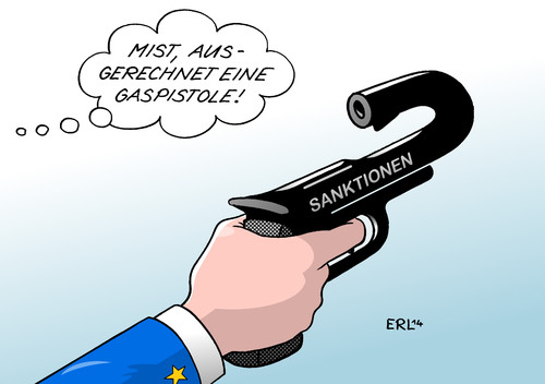 Cartoon: Sanktionen gegen Russland (medium) by Erl tagged ukraine,konflikt,krieg,russland,eu,usa,sanktionen,putin,konter,energiepreis,gaspreis,gaspistole,bumerang,ukraine,konflikt,krieg,russland,eu,usa,sanktionen,putin,konter,energiepreis,gaspreis,gaspistole,bumerang