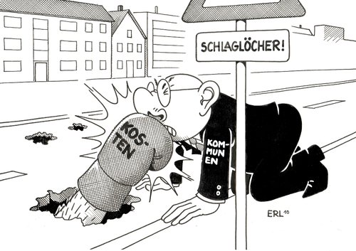 Schlaglöcher