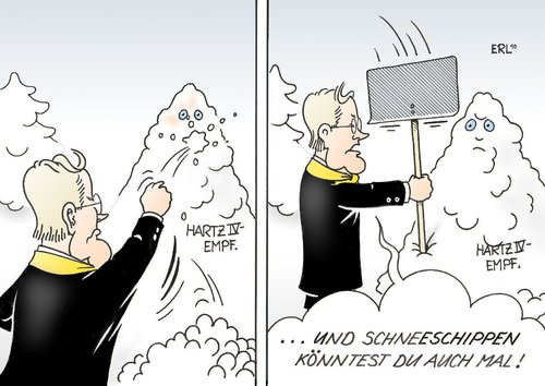 Schneeschippen Schneeschippen