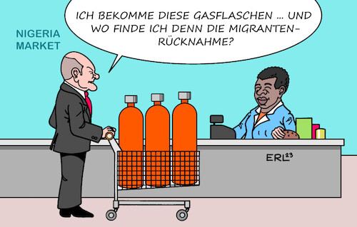 Scholz kauft ein Scholz kauft ein