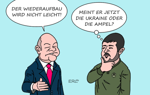 Scholz und Selenskyj Scholz und Selenskyj