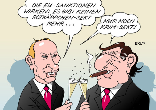 Schröder bei Putin Schröder bei Putin