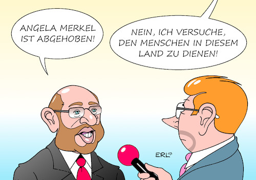 Schulz Merkel
