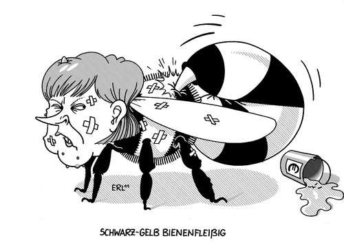 Schwarz-Gelb bienenfleißig Schwarz-Gelb bienenfleißig