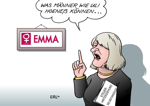 Cartoon: Schwarzer 2 (medium) by Erl tagged alice,schwarzer,steuerhinterziehung,schwarzgeld,konto,schweiz,selbstanzeige,enthüllung,spiegel,emma,feminismus,frau,mann,uli,hoeneß,karikatur,erl,alice,schwarzer,steuerhinterziehung,schwarzgeld,konto,schweiz,selbstanzeige,enthüllung,spiegel,emma,feminismus,frau,mann,uli,hoeneß