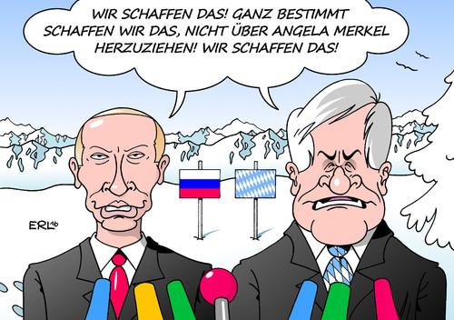 Seehofer bei Putin