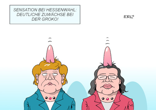 Sensation bei Hessenwahl Sensation bei Hessenwahl
