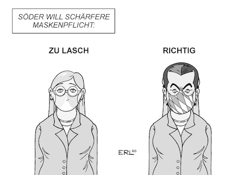 Söders Maskenpflicht