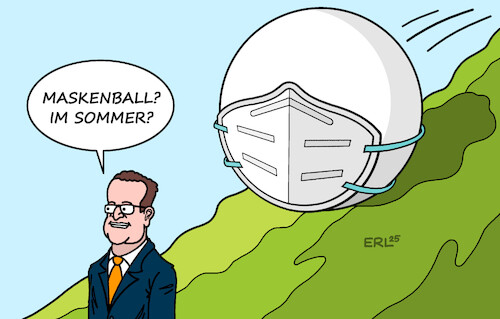 Cartoon: Spahn (medium) by Erl tagged politik,jens,spahn,ex,gesundheitsminister,corona,masken,kauf,überstürzt,überteuert,verdacht,vetternwirtschaft,karikatur,erl,politik,jens,spahn,ex,gesundheitsminister,corona,masken,kauf,überstürzt,überteuert,verdacht,vetternwirtschaft,karikatur,erl