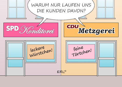 SPD- und CDU-Krise