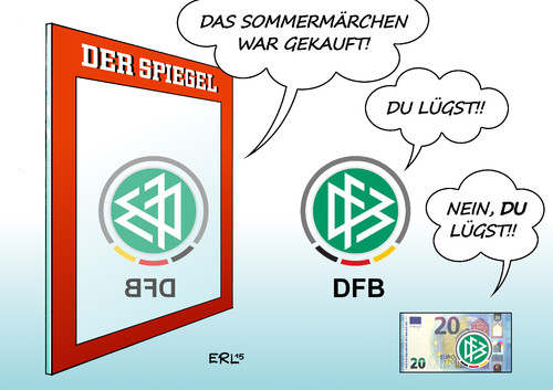 Cartoon: Spiegel DFB Zwanziger (medium) by Erl tagged spiegel,nachrichten,magazin,fußball,weltmeisterschaft,deutschland,2006,sommermärchen,gekauft,bestechung,schmiergeld,schwarze,kasse,niersbach,beckenbauer,zwanziger,lüge,sport,ball,geld,karikatur,erl,spiegel,nachrichten,magazin,fußball,weltmeisterschaft,deutschland,2006,sommermärchen,gekauft,bestechung,schmiergeld,schwarze,kasse,niersbach,beckenbauer,zwanziger,lüge,sport,ball,geld,karikatur,erl