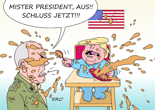 Cartoon: Stabschef Kelly (medium) by Erl tagged usa,präsident,donald,trump,rechtspopulismus,nähe,duldung,rechtsextremismus,rechtsradikalismus,rassismus,ku,klux,klan,altright,bewegung,white,supremacy,weißes,haus,stabschef,john,kelly,vier,sterne,general,aufräumen,disziplin,ordnung,erziehung,erzieher,verzweiflung,frustration,karikatur,erl,usa,präsident,donald,trump,rechtspopulismus,nähe,duldung,rechtsextremismus,rechtsradikalismus,rassismus,ku,klux,klan,altright,bewegung,white,supremacy,weißes,haus,stabschef,john,kelly,vier,sterne,general,aufräumen,disziplin,ordnung,erziehung,erzieher,verzweiflung,frustration,karikatur,erl