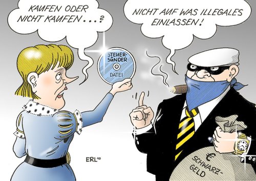 Cartoon: Steuersünder-Datei (medium) by Erl tagged steuer,steuersünder,datei,cd,diebstahl,kaufen,kauf,schweiz,bank,schwarzgeld,steuer,steuersünder,datei,cd,diebstahl,kaufen,kauf,schweiz,bank,schwarzgeld,banken