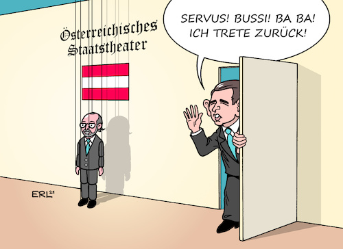 Cartoon: Strippenzieher (medium) by Erl tagged politik,österreich,sebastian,kurz,vorwurf,korruption,illegal,finanzierung,aufstieg,karriere,schmiergeld,berichte,boulevardzeitung,presse,wunderkind,strippenzieher,rücktritt,bundeskanzler,nachfolger,alexander,schallenberg,marionette,theater,staatstheater,karikatur,erl,politik,österreich,sebastian,kurz,vorwurf,korruption,illegal,finanzierung,aufstieg,karriere,schmiergeld,berichte,boulevardzeitung,presse,wunderkind,strippenzieher,rücktritt,bundeskanzler,nachfolger,alexander,schallenberg,marionette,theater,staatstheater,karikatur,erl