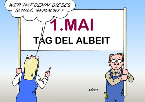 Cartoon: Tag der Arbeit (medium) by Erl tagged tag,der,arbeit,erster,mai,demonstration,arbeitnehmer,arbeitsplätze,jobs,china,schild,herstellung,produktion,tag,der,arbeit,erster,mai,demonstration,arbeitnehmer,arbeitsplätze,jobs,china,schild,herstellung,produktion