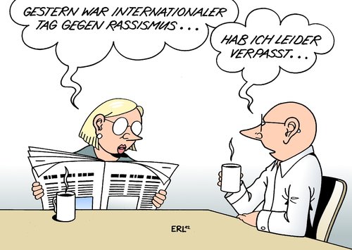 Cartoon: Tag gegen Rassismus (medium) by Erl tagged tag,gegen,rassismus,xenophobie,fremdenfeindlichkeit,antisemitismus,antiislamismus,rassismus,fremdenfeindlichkeit,antisemitismus,antiislamismus,juden