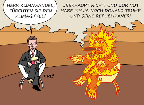 Cartoon: Talk II (medium) by Erl tagged politik,umwelt,klima,klimawandel,klimakrise,erderwärmung,co2,extremwetter,hochwasser,überflutung,dürre,feuer,waldbrände,klimagipfel,klimakonferenz,2022,scharm,el,scheich,witz,gefahr,usa,donald,trump,republikaner,klimaleugner,talk,markus,lanz,karikatur,erl,politik,umwelt,klima,klimawandel,klimakrise,erderwärmung,co2,extremwetter,hochwasser,überflutung,dürre,feuer,waldbrände,klimagipfel,klimakonferenz,2022,scharm,el,scheich,witz,gefahr,usa,donald,trump,republikaner,klimaleugner,talk,markus,lanz,karikatur,erl