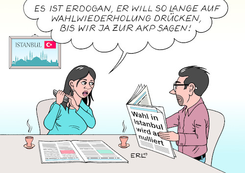 Cartoon: Telefonterror (medium) by Erl tagged politik,türkei,kommunalwahl,istanbul,sieg,chp,opposition,niederlage,akp,partei,präsident,erdogan,druck,justiz,annullierung,wahlwiederholung,telefon,telefonterror,karikatur,erl,politik,türkei,kommunalwahl,istanbul,sieg,chp,opposition,niederlage,akp,partei,präsident,erdogan,druck,justiz,annullierung,wahlwiederholung,telefon,telefonterror,karikatur,erl