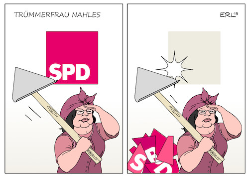 Trümmerfrau Nahles