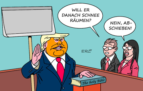 Trump legt los Trump legt los