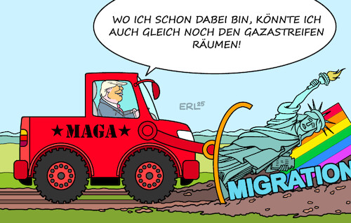 Trump räumt Trump räumt