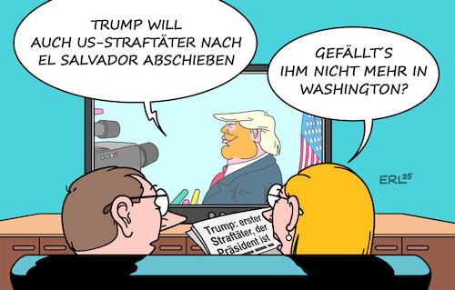 Trump schiebt ab Trump schiebt ab