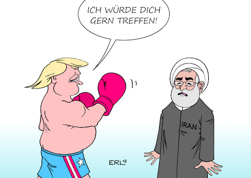 Trump schlägt Iran Treffen vor Trump schlägt Iran Treffen vor