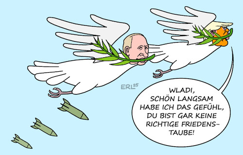 Cartoon: Trump wird misstrauisch (medium) by Erl tagged politik,krieg,angriff,überfall,russland,ukraine,telefonat,trump,putin,ernüchterung,enttäuschung,friedenstaube,karikatur,erl,politik,krieg,angriff,überfall,russland,ukraine,telefonat,trump,putin,ernüchterung,enttäuschung,friedenstaube,karikatur,erl