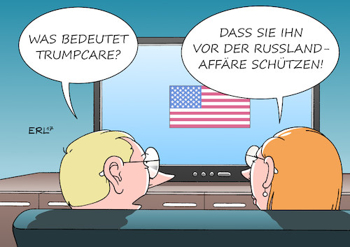 Cartoon: Trumpcare (medium) by Erl tagged usa,präsident,donald,trump,abschaffung,obamacare,gesundheit,krankenversicherung,trumpcare,russlandaffäre,verdacht,wahlkampf,team,vertraute,verwandte,kontakte,russland,absprachen,wahl,manipulation,material,hillary,clinton,demokraten,lügen,rücktritt,gefahr,präsidentschaft,karikatur,erl,usa,präsident,donald,trump,abschaffung,obamacare,gesundheit,krankenversicherung,trumpcare,russlandaffäre,verdacht,wahlkampf,team,vertraute,verwandte,kontakte,russland,absprachen,wahl,manipulation,material,hillary,clinton,demokraten,lügen,rücktritt,gefahr,präsidentschaft,karikatur,erl