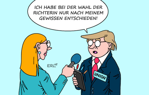 Cartoon: Trumpisierung (medium) by Erl tagged politik,bundestag,wahl,bundesverfassungsrichterin,scheitern,abgeordnete,union,beeinflussung,social,media,karikatur,erl,politik,bundestag,wahl,bundesverfassungsrichterin,scheitern,abgeordnete,union,beeinflussung,social,media,karikatur,erl