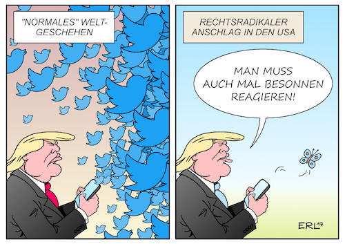 Trumps Reaktion Trumps Reaktion