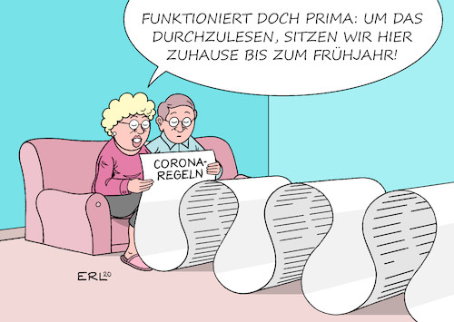 Cartoon: Und sie funktionieren doch! (medium) by Erl tagged politik,corona,virus,pandemie,covid19,zweite,welle,reaktion,bundesregierung,landesregierungen,ministerpräsidentinnen,ministerpräsidenten,regeln,coronaregeln,föderalismus,durcheinander,menge,lesen,zeit,zuhause,quarantäne,frühjahr,karikatur,erl,politik,corona,virus,pandemie,covid19,zweite,welle,reaktion,bundesregierung,landesregierungen,ministerpräsidentinnen,ministerpräsidenten,regeln,coronaregeln,föderalismus,durcheinander,menge,lesen,zeit,zuhause,quarantäne,frühjahr,karikatur,erl