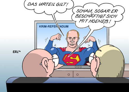 Cartoon: Urteil (medium) by Erl tagged ukraine,krim,russland,putin,superman,referendum,urteil,prozess,steuerhinterziehung,uli,hoeneß,haft,revision,verzicht,staatsanwalt,ukraine,krim,russland,putin,superman,referendum,urteil,prozess,steuerhinterziehung,uli,hoeneß,haft,revision,verzicht,staatsanwalt