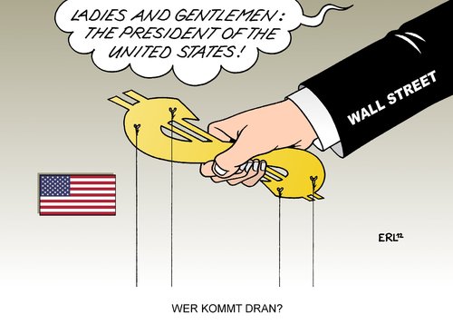 Cartoon: US-Präsident (medium) by Erl tagged usa,präsident,wahl,macht,wall,street,finanzzentrum,finanzindustrie,finanzen,banken,börse,kapitalismus,geld,gier,marionette,fäden,hand,usa,präsident,wahl,macht,wall,street,finanzzentrum,finanzindustrie,finanzen,banken,börse,kapitalismus,geld,gier,marionette,fäden,hand