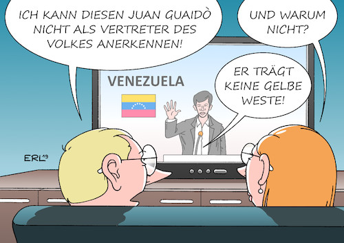 Cartoon: Venezuela (medium) by Erl tagged politik,venezuela,proteste,präsident,nicolas,maduro,ernährung,gesundheit,wirtschaft,ruin,opposition,juan,guaido,übergangspräsident,anerkennung,umstritten,gelbwesten,karikatur,erl,politik,venezuela,proteste,präsident,nicolas,maduro,ernährung,gesundheit,wirtschaft,ruin,opposition,juan,guaido,übergangspräsident,anerkennung,umstritten,gelbwesten,karikatur,erl