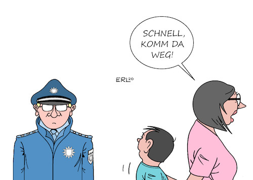 Cartoon: Vertrauen erschüttert (medium) by Erl tagged politik,polizei,nrw,chatgruppe,whatsapp,rechtsextremismus,rassismus,nationalsozialismus,netzwerk,häufung,einzelfälle,struktur,erschütterung,vertrauen,kinder,kind,mutter,migration,karikatur,erl,politik,polizei,nrw,chatgruppe,whatsapp,rechtsextremismus,rassismus,nationalsozialismus,netzwerk,häufung,einzelfälle,struktur,erschütterung,vertrauen,kinder,kind,mutter,migration,karikatur,erl