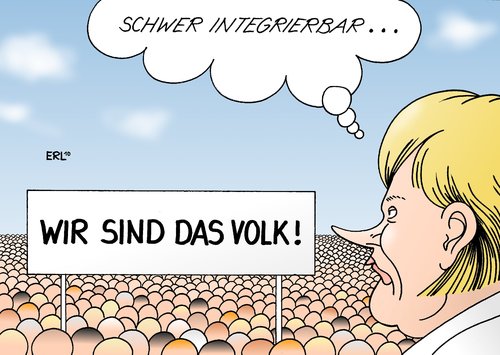 Cartoon: Volk (medium) by Erl tagged merkel,politik,bürger,volk,entfremdung,integration,stuttgart,21,atomkraft,angela merkeln,politik,bürger,volk,entfremdung,integration,stuttgart 21,atomkraft,angela,merkeln,stuttgart,21,multikulti