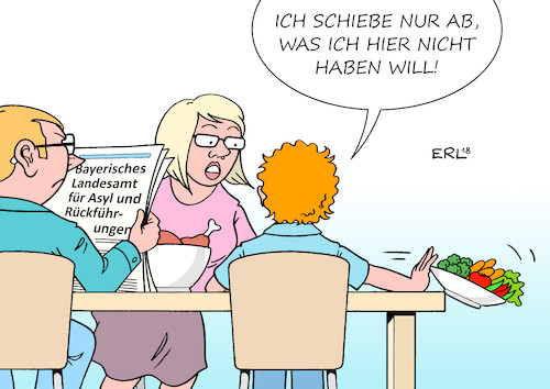 Cartoon: Vorbild Politik (medium) by Erl tagged politik,csu,asylpolitik,gründung,landesamt,für,asyl,und,rückführungen,abschiebungen,beschleunigung,abschottung,abschreckung,rhetorik,rechtspopulismus,rechtsruck,angst,landtagswahl,afd,wähler,rückführung,flüchtlinge,flüchtlingspolitik,asylrecht,vorbild,kind,kinder,humanität,mensch,karikatur,erl,politik,csu,asylpolitik,gründung,landesamt,für,asyl,und,rückführungen,abschiebungen,beschleunigung,abschottung,abschreckung,rhetorik,rechtspopulismus,rechtsruck,angst,landtagswahl,afd,wähler,rückführung,flüchtlinge,flüchtlingspolitik,asylrecht,vorbild,kind,kinder,humanität,mensch,karikatur,erl