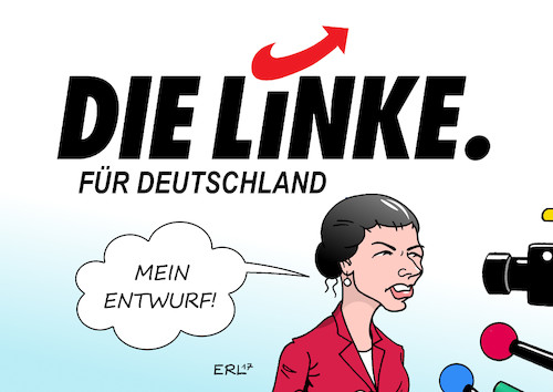 Cartoon: Wagenknecht (medium) by Erl tagged partei,die,linke,sahra,wagenknecht,aussagen,nähe,afd,rechtspopulismus,rechtsextremismus,flüchtlingspolitik,bundeskanzlerin,angela,merkel,berlin,terroranschlag,terror,anschlag,beifall,rechts,karikatur,erl,partei,die,linke,sahra,wagenknecht,aussagen,nähe,afd,rechtspopulismus,rechtsextremismus,flüchtlingspolitik,bundeskanzlerin,angela,merkel,berlin,terroranschlag,terror,anschlag,beifall,rechts,karikatur,erl