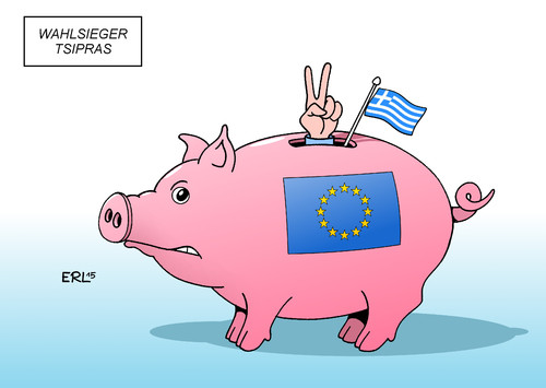 Wahlsieger Tsipras Wahlsieger Tsipras