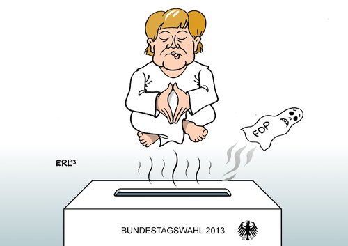 Cartoon: Wahlurne (medium) by Erl tagged bundestagswahl,2013,bundestag,fdp,raus,cdu,csu,gewinn,bundeskanzlerin,angela,merkel,wahlurne,bundestagswahl,2013,bundestag,fdp,raus,cdu,csu,gewinn,bundeskanzlerin,angela,merkel,wahlurne