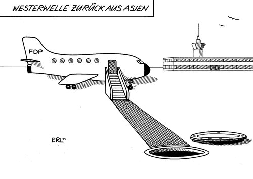 Westerwelle zurück aus Asien Westerwelle zurück aus Asien