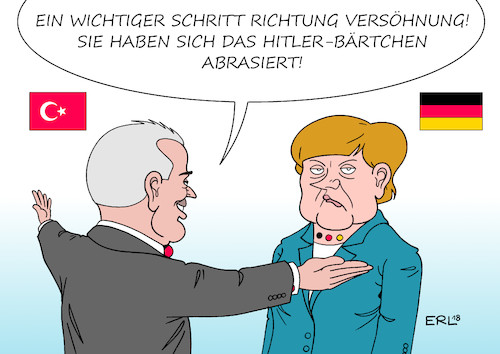 Yildirim bei Merkel Yildirim bei Merkel