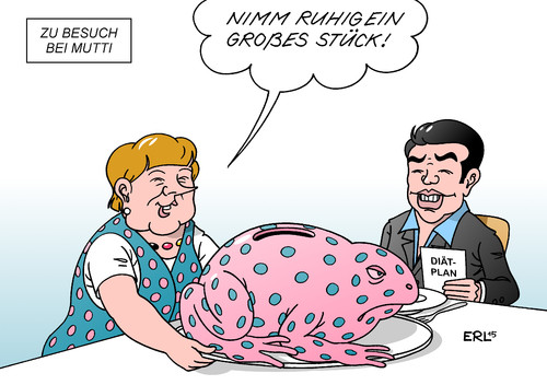 Zu Besuch bei Mutti